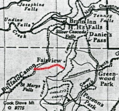 Ormes Map Detail (short trail)